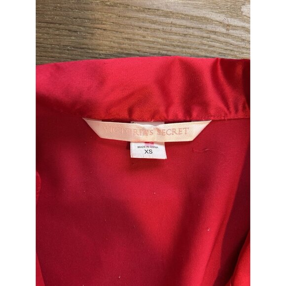 Vintage Y2K Victorias Secret Soft Satin Flowy Pajamas Pants Shirt Set - Picture 5 of 11